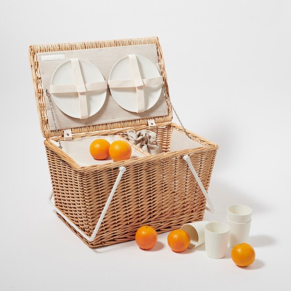 Coș de picnic Sunnylife Natural, 48 x 28 cm-image-4