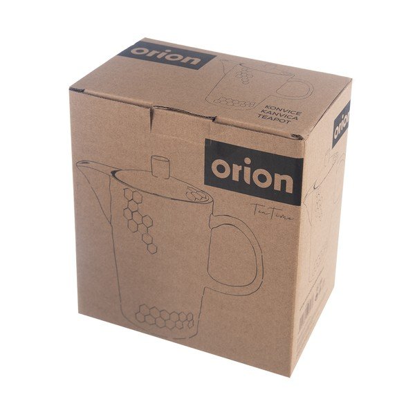 Ceainic negru din ceramică 1,3 l Tea Time – Orion-image-4