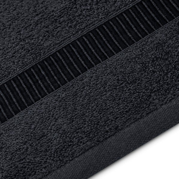 Prosoape de baie negre 2 buc. din bumbac din frotir Avium – Restilo-image-2