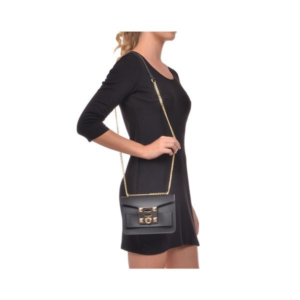 Geantă din piele Roberta M Ferra Nero, negru-image-4