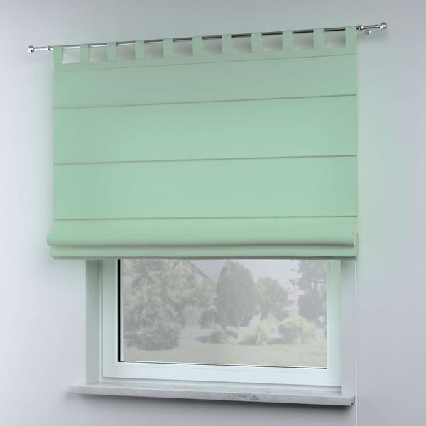 Jaluzea romană verde 170x130 cm Happiness - Yellow Tipi-image-1