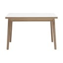 Masă dining extensibilă cu blat alb Hammel Single, 120 x 80 cm