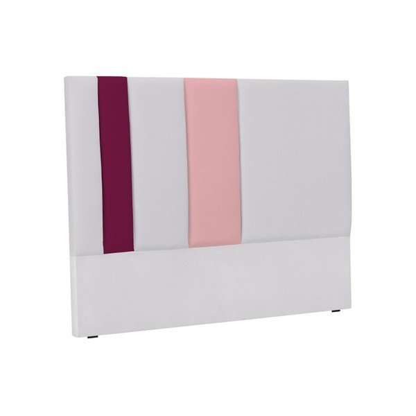 Tăblie pat Mazzini Sofas Dahlia, 120 x 200 cm, gri - roz-image-2