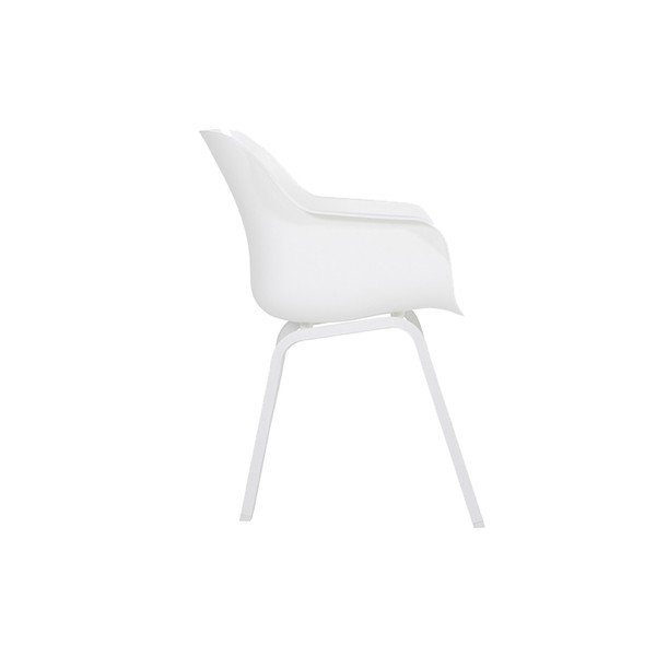 Scaune de grădină albe 2 buc. din plastic Sophie Element – Hartman-image-3