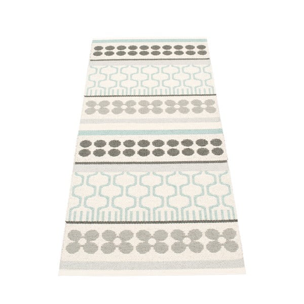 Covor tip traversă pentru interior și exterior gri/turcoaz 70x180 cm Asta Pale Turquoise – Pappelina-image-2