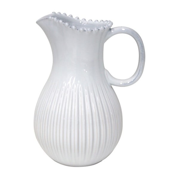 Carafă din gresie ceramică Costa Nova, 2,58 l, alb