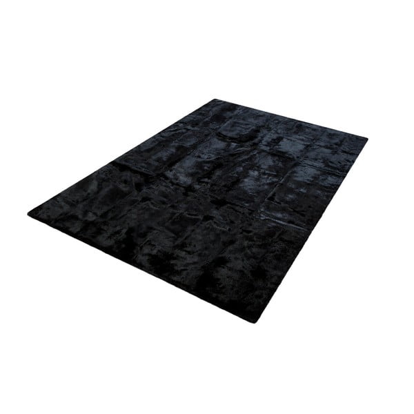 Covor din blană de iepure Pipsa Blanket, 180 x 120 cm, negru