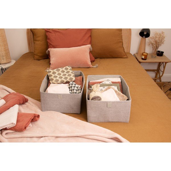 Cutie de depozitare gri Compactor Oxford, 42 x 36 cm-image-2