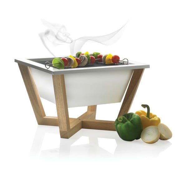 Grătar XD Design Nido BBQ, alb-image-2