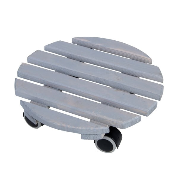 Bază mobilă pentru ghiveci din lemn ø 29 cm (înălțime 8 cm) Indoor – Esschert Design