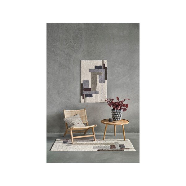 Covor gri/bej 70x110 cm Laerk – Villa Collection-image-2