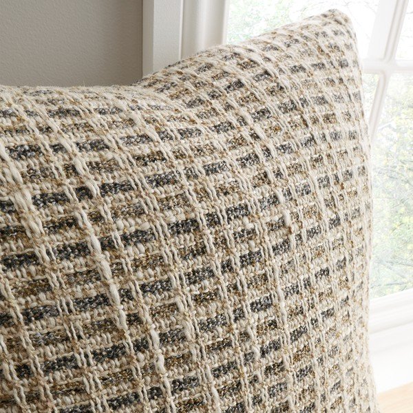 Pernă decorativă 45x45 cm Amble – Bianca-image-3