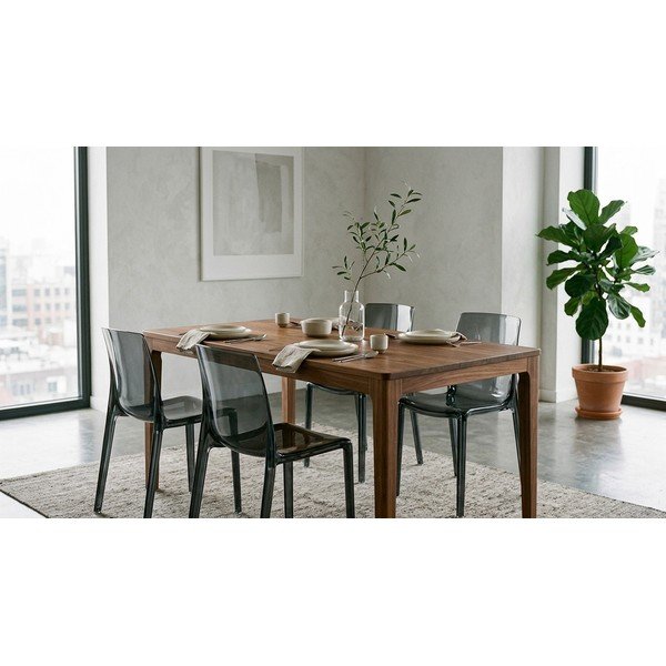 Scaun de dining gri din plastic Adele – Bizzotto-image-1