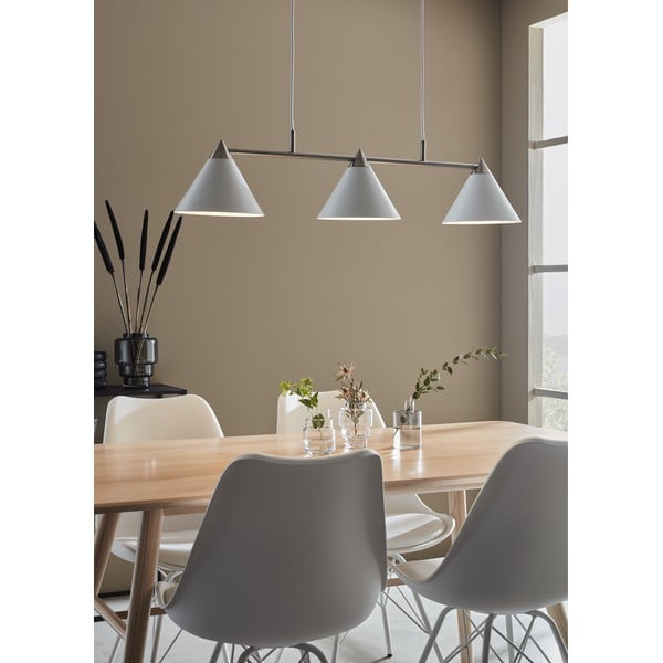 Lustră cu 3 becuri Markslöjd Klint, alb-image-1