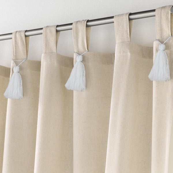 Draperie bej 140x240 cm Cyrine – douceur d'intérieur-image-1