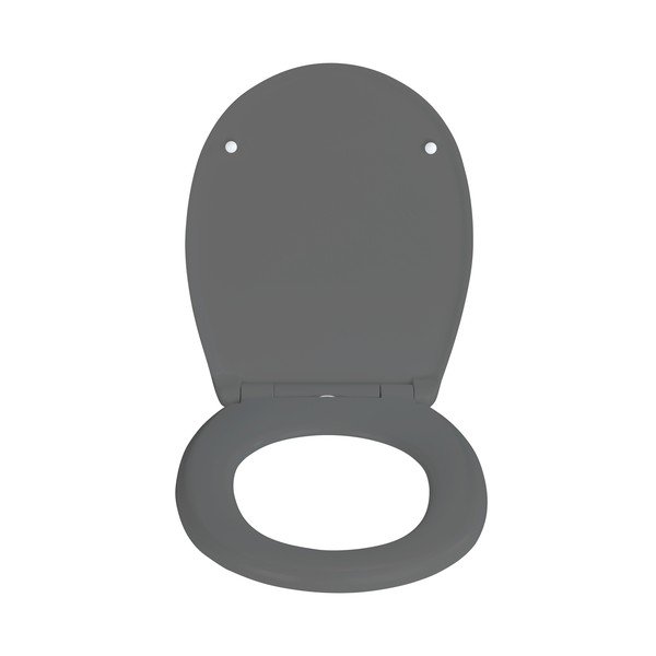 Capac WC cu închidere lentă Wenko Vorno, gri-image-1