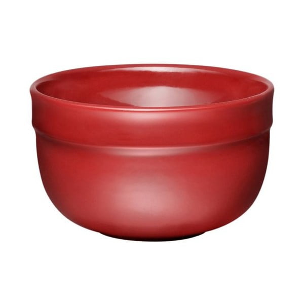 Bol din ceramică pentru salată Emile Henry, ⌀ 21,5 cm, roșu