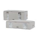 Cutii de depozitare pentru haine 2 buc. din material textil cu vacuum/cu pereți întăriți 65x50x27 cm Life – Compactor