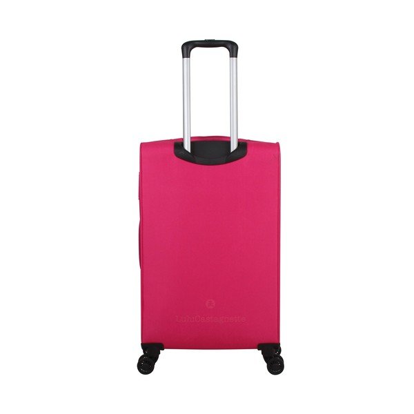 Set 3 trolere cu 4 roți Lulucastagnette Peruana, magenta-image-1