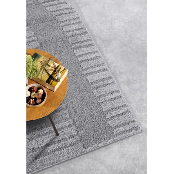 Covor gri 160x235 cm Bartoux Light Grey – Elle Decoration-image-2