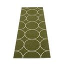 Covor tip traversă pentru interior și exterior verde închis 70x200 cm Boo Dark Olive – Pappelina