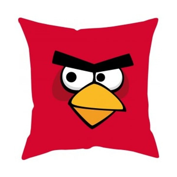 Pernă Angry Birds 016 Red, 40 x 40 cm, roșu