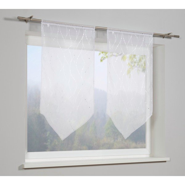 Perdea albă 120x60 cm Voile - Gardinia-image-1