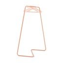 Suport pentru haine somon din oțel 118x160x57 cm Hang-On – Spinder Design