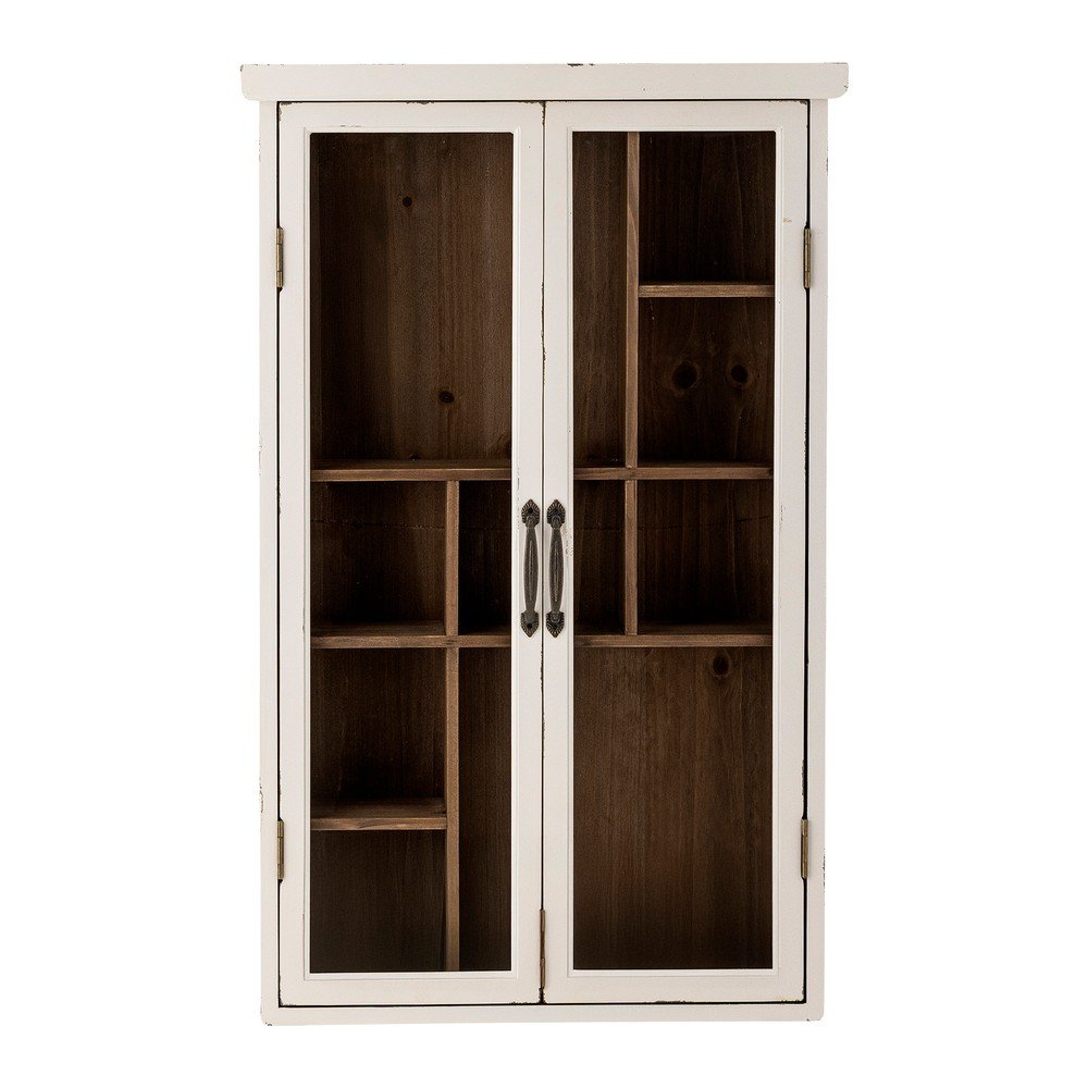 Vitrină albă din lemn de brad 50x80x14 cm Hazem – Bloomingville