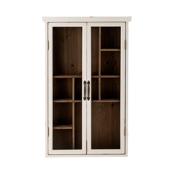 Vitrină albă din lemn de brad 50x80x14 cm Hazem – Bloomingville