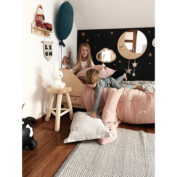 Pătură pentru copii gri deschis din bumbac 80x100 cm – Malomi Kids-image-2