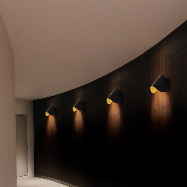 Aplică de perete neagră LED Heybe – Opviq lights-image-1