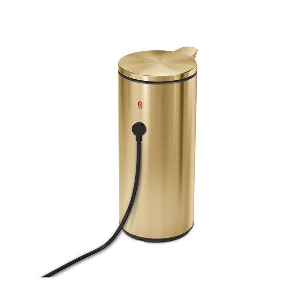 Dozator de săpun lichid auriu lucios automat din oțel 266 ml – simplehuman-image-3