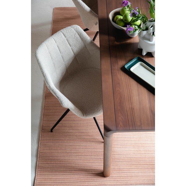 Masă de dining cu aspect de lemn de frasin 90x160 cm Storm – Zuiver-image-1