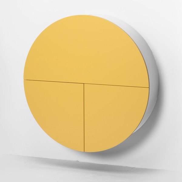 Masă multifuncțională de perete Pill EMKO, alb - galben-image-3