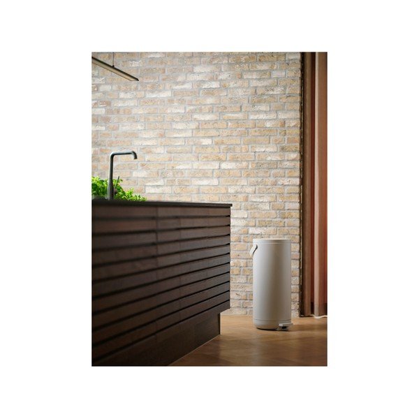 Coș de gunoi alb cu pedală din plastic 35 l Circular – Zone-image-3