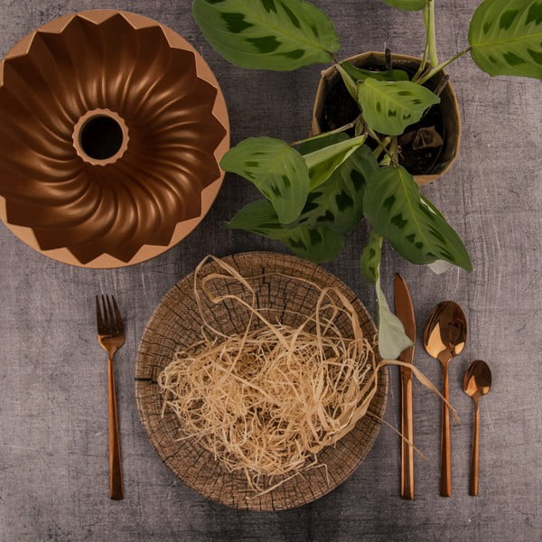 Tacâmuri din oțel inoxidabil arămii 24 buc  Copper – Orion-image-2