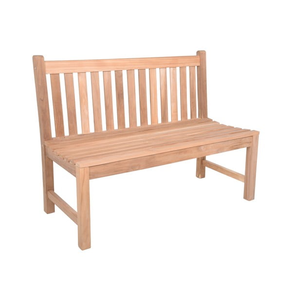 Bancă de grădină în culoare naturală din lemn masiv Solo – Garden Pleasure-image-3