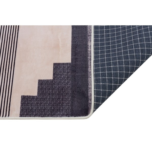 Covor lavabil gri-bej 160x100 cm - Vitaus-image-2