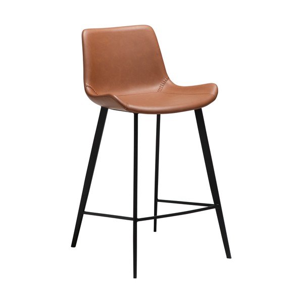 Scaun de bar maro coniac (înălțime șezut 65 cm) Hype – DAN-FORM Denmark