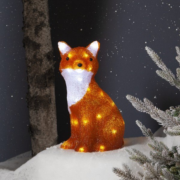 Decorațiune luminoasă de Crăciun portocalie Crystalo – Star Trading-image-1
