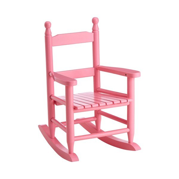 Scaun de copii roz din lemn de plop – Premier Housewares
