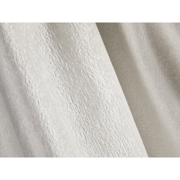 Pat matrimonial crem tapițat cu spațiu de depozitare cu somieră 180x200 cm Lupine – Micadoni Home-image-4