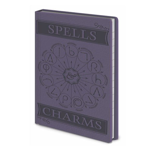 Caiet liniat A5 Pyramid International Harry Potter: Spells & Charms, 56 pagini