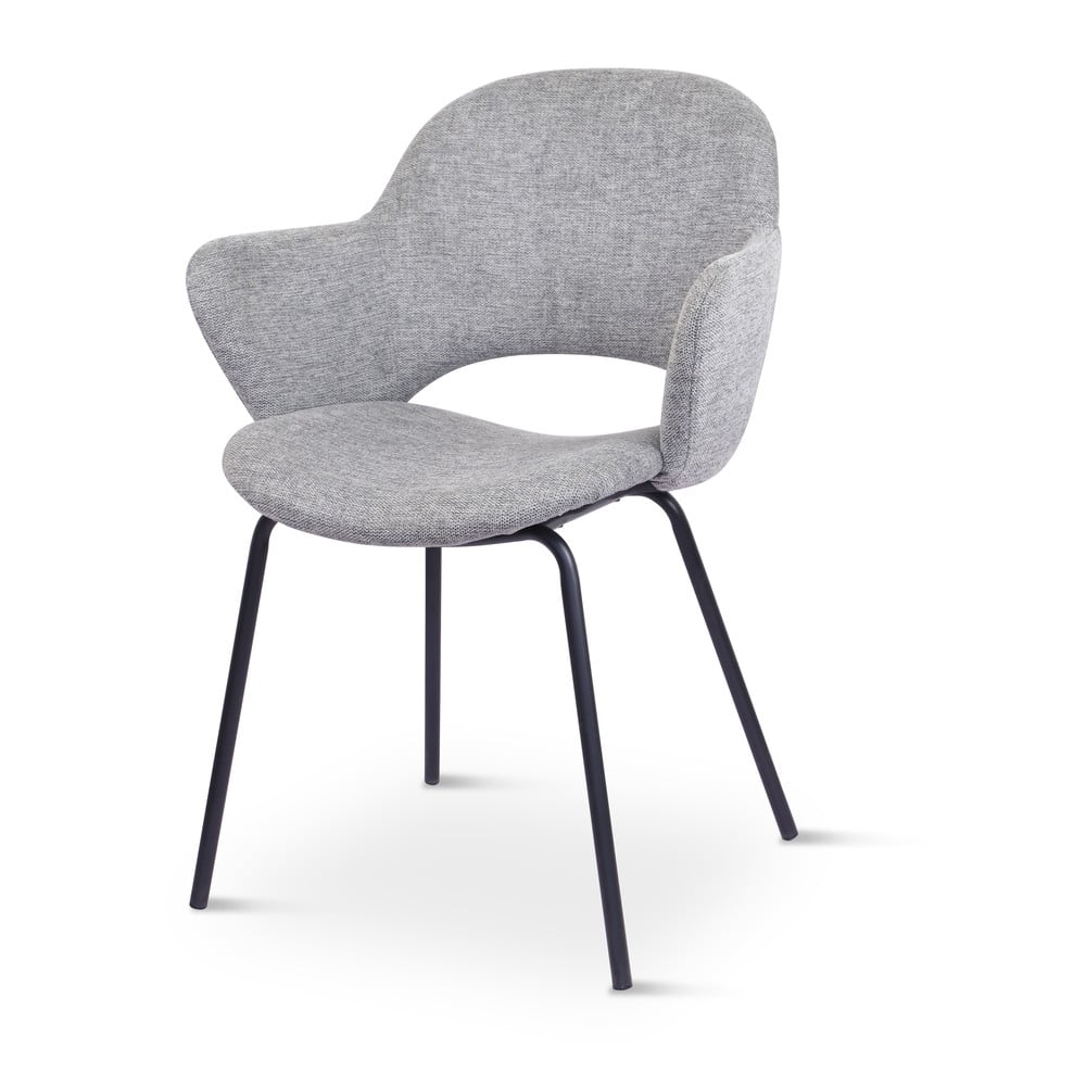 Scaune de dining gri-deschis 2 buc. Rowley – Unique Furniture