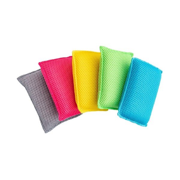 Bureți de vase 5 buc. din microfibră – Addis-image-1