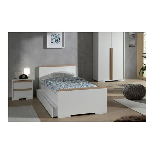 Noptieră de copii albă London – Vipack-image-2