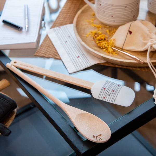 Set de ustensile de bucătărie 2 buc. din lemn – Orion-image-1