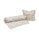 Lenjerie de pat pentru copii gri deschis din bumbac pentru pătuț 70x100 cm Toucan – OYOY Mini
