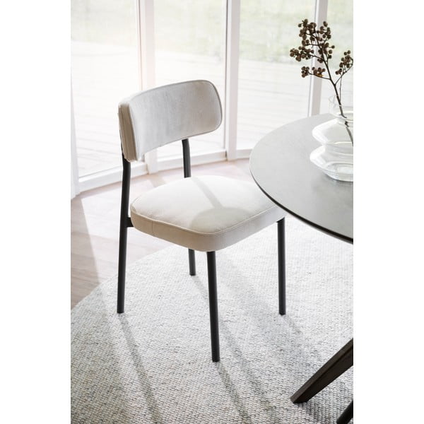 Scaune de dining bej 2 buc. Paisley - Rowico-image-1